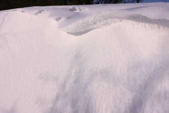 雪景观冬天太阳法国