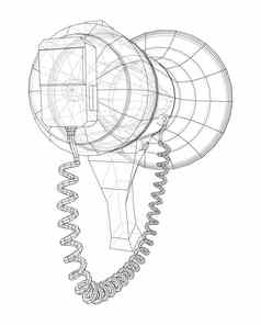 扩音器概念大纲插图