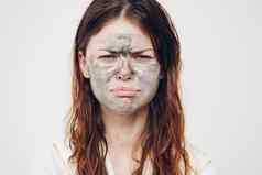 女人脸面具皮肤护理水疗中心治疗