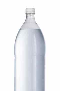 大塑料水瓶孤立的白色
