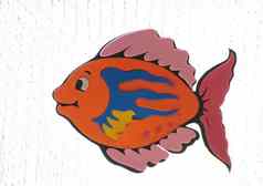 色彩斑斓的鱼