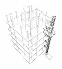 建筑建设桅杆电梯