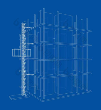 建筑建设<strong>桅杆</strong>电梯