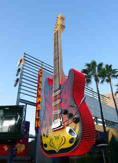 巨大的吉他这些洛杉矶加州