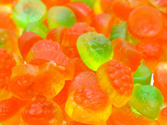 水果糖果多色的排序背景