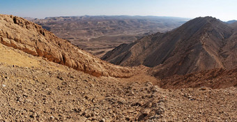 大好脊大火山口<strong>马赫特</strong>什Gadol以色列的内盖夫沙漠
