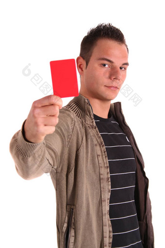 红色的卡