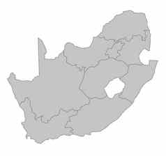 地图南非洲
