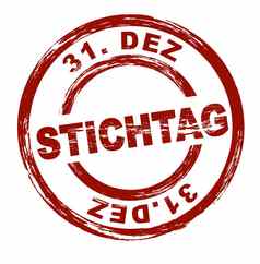 邮票斯蒂奇塔格德赞伯埃格尔的最后期限12月