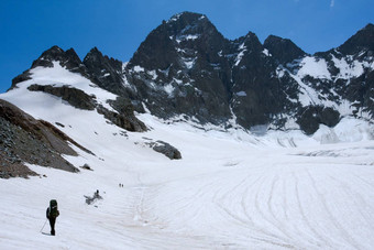 登山家冰川山