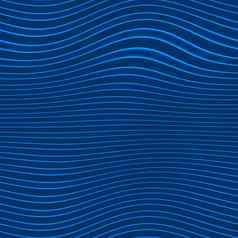 蓝色的波