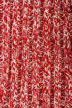 红色的羊毛布