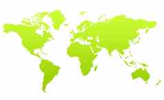 绿色地图地球地球