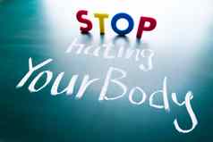 停止讨厌身体概念