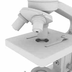 白色显微镜