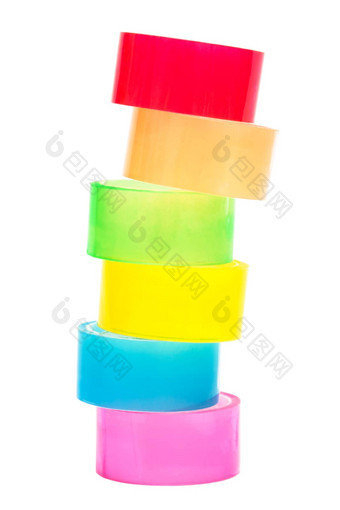 彩色的胶粘剂磁带