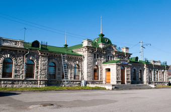 斯柳江卡铁路站<strong>西伯利亚</strong>铁路湖贝加尔湖