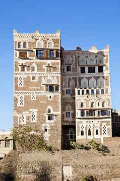 萨那也门传统的也门体系结构