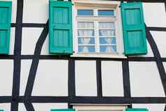 关闭窗口德国木材框架房子