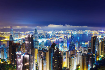 城市景观在香港香港峰