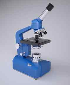 蓝色的显微镜