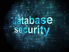 安全概念数据库安全数字背景
