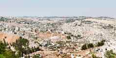 全景视图耶路撒冷城市