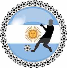 足球按钮阿根廷
