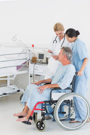 医生会说话的病人轮椅医院