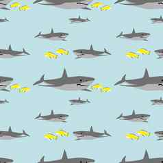 无缝的鲨鱼模式