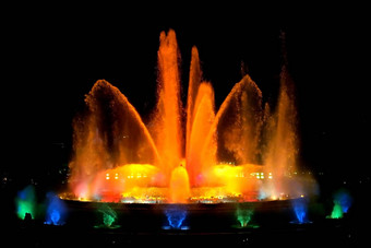 Montjuic魔法喷泉