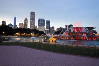 白金汉喷泉芝加哥