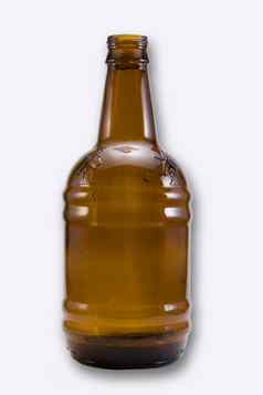 棕色（的）啤酒瓶