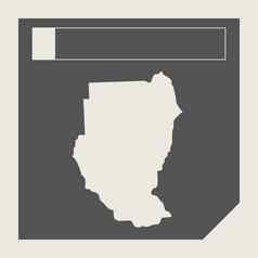 苏丹地图按钮