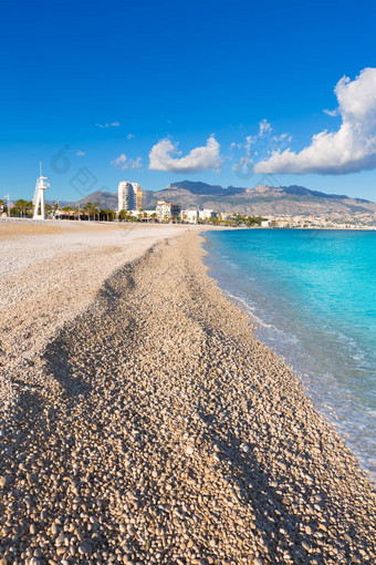 altea系统playa的albir白色石头利坎特西班牙
