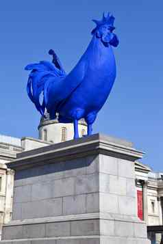 蓝色的小公鸡特拉法尔加广场