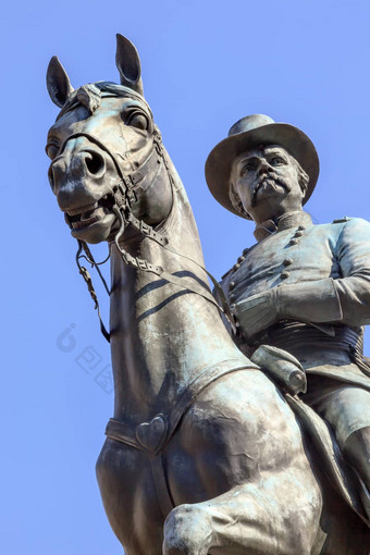 一般汉考克雕像民事战争纪念华盛顿