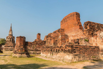 废墟古老的寺庙