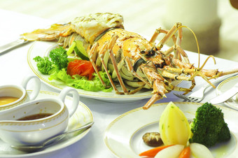 龙虾食物餐厅表格餐厅