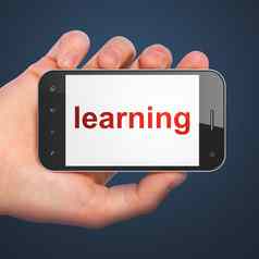 教育概念学习智能手机