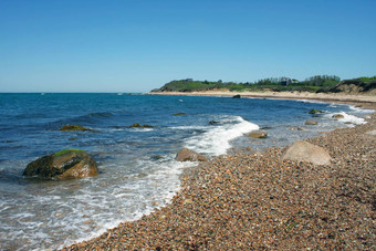 块岛海滩海岸线