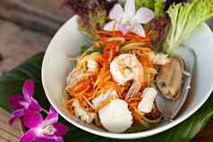 泰国海鲜喜欢断续器沙拉