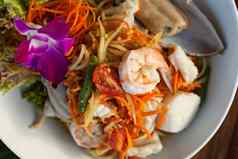 泰国海鲜喜欢断续器沙拉