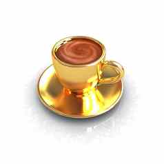 黄金咖啡杯飞碟