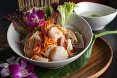 泰国海鲜喜欢断续器沙拉汤