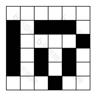 空白填字游戏谜题