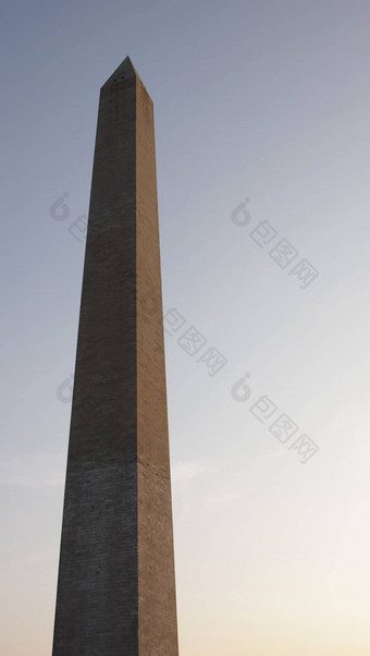 华盛顿纪念碑黄昏