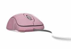 粉红色的电脑鼠标