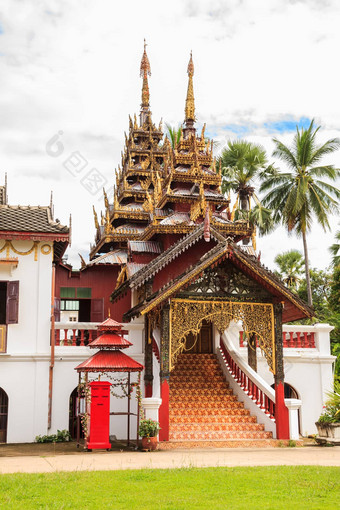 缅甸风格佛教寺庙