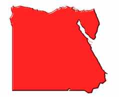 埃及地图国家颜色